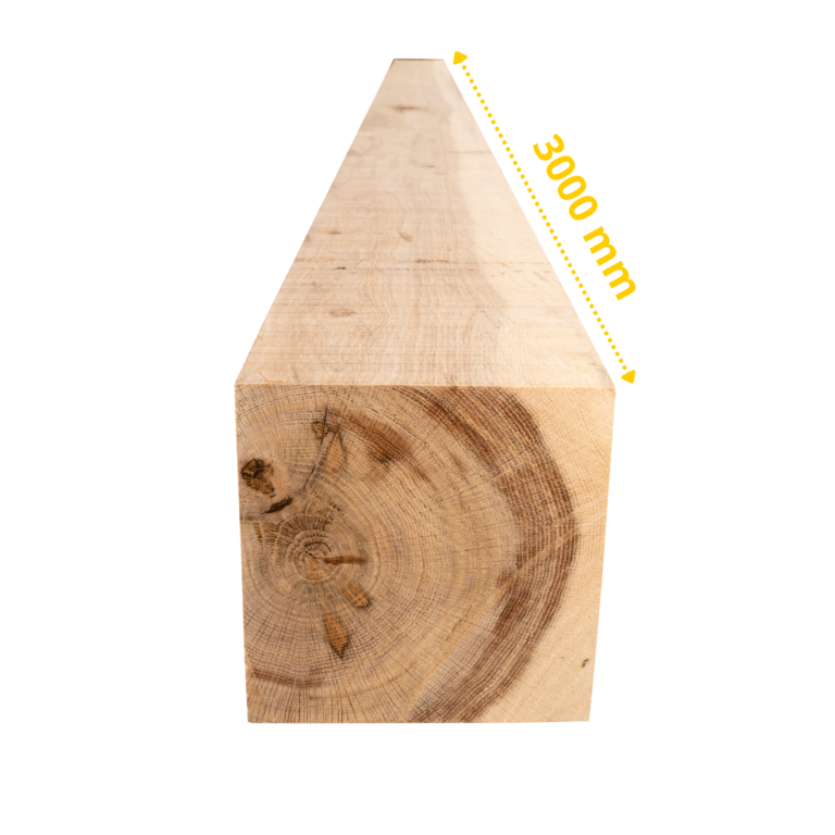 Pack de 10 x Poutres (Poteaux) en Chêne 3000 x 175 x 175mm