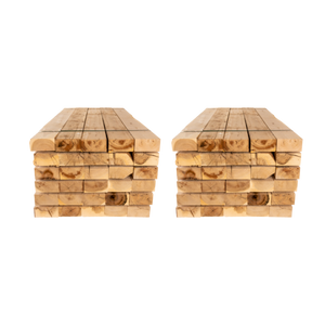 20 x Traverses en chêne 1200 x 200 x 100 mm (Non traité)