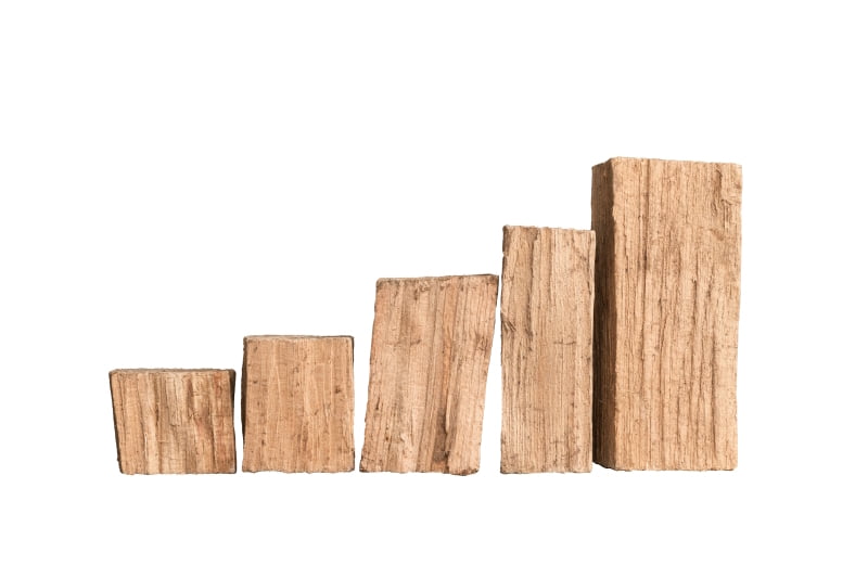 Bois de chauffage 10-33cm – Sac 1,9 stère – Hêtre