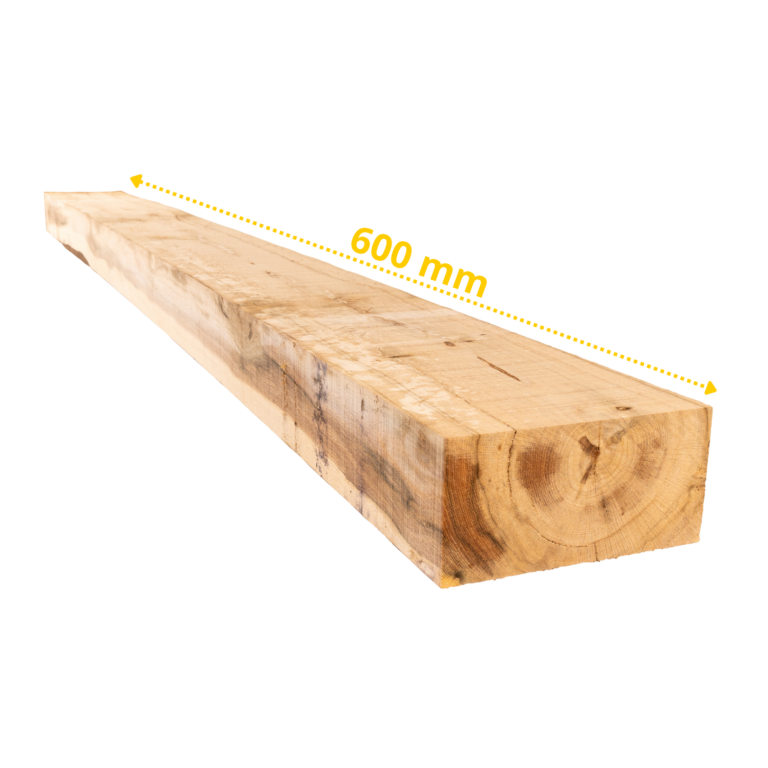 40 traverses en chêne 60 x 20 x 10 cm (Non traité)