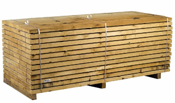 Paquet de 50 x Planches de Chêne – 2400 x 250 x 50 mm