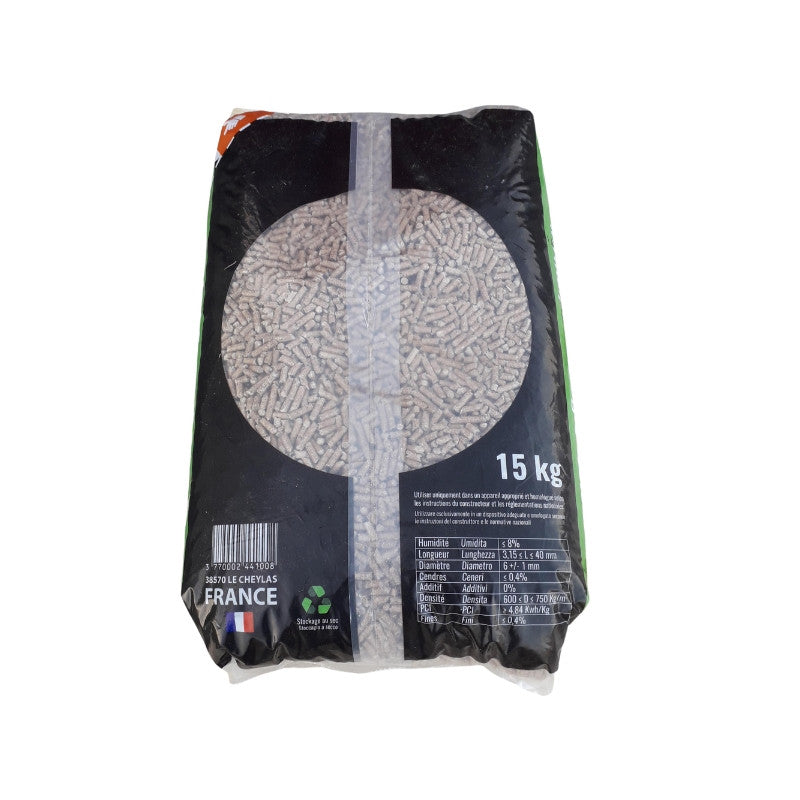 Pellets Alpes Energie Bois – Palette de 70 sacs de 15 Kg
